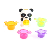 海洋沐浴叠叠杯+熊猫组合 塑料