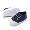 休闲帆布学步鞋 新生儿（1岁以内） 11-13 藏青色 OPP袋 OPP袋 布料