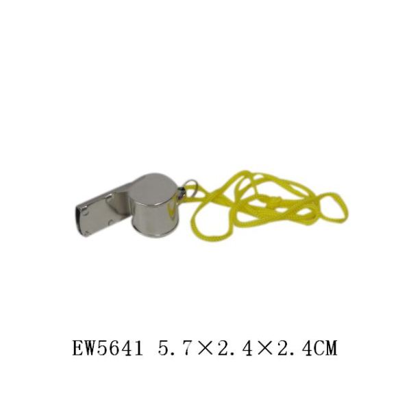带绳铁哨子(100pcs/bag) 金属