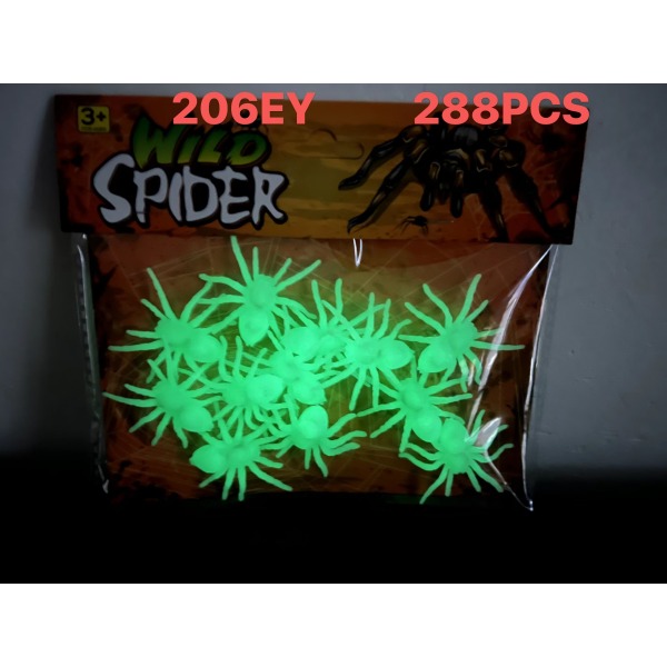 10(pcs)夜光小蜘蛛 塑料