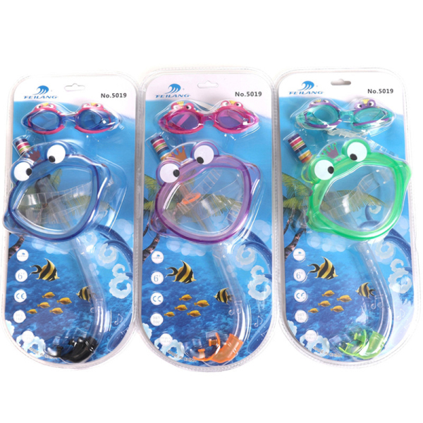 6-15岁儿童潜水镜套装 3色 塑料