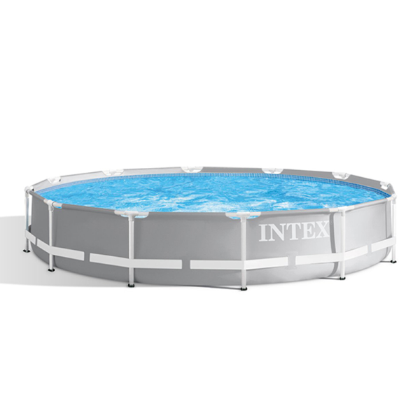 12尺圆形管架水池地面支架游泳池 塑料