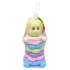小7层小旺兔抱抱马卡龙彩虹套圈 梅花形 塑料