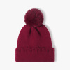 户外提花加绒加厚针织帽 女人 56-60CM 冬帽 100%聚酯纤维
