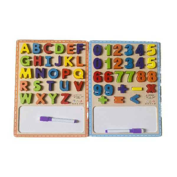 中号数字字母画板100080木质玩具套装 单色清装 木质
