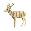 3D木质动物拼图 动物 木质