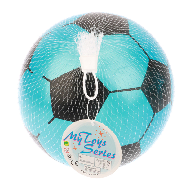 9寸充气足球双印球 塑料