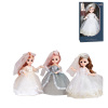 3款式婚纱娃娃 9寸 塑料