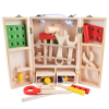 儿童木制玩具手提工具箱【30.20.3*8CM】 单色清装 木质