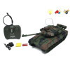 坦克带充电器 遥控 4通 灯光 声音 不分语种IC 包电 塑料