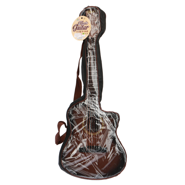 棕色木纹真弦模型吉他  塑料