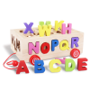 BLLN-2170 26pcs字母积木玩具拖车0072A0木质玩具套装 单色清装 木质