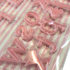 14PCS 字母饼干模 塑料