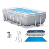 16尺长方形管架水池套装大号支架泳池 塑料