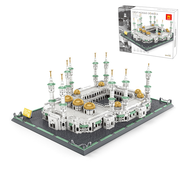 2274pcs 沙特阿拉伯麦加大清真寺积木套 塑料