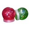 6PCS 圣诞闪光水晶球 塑料