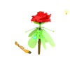 玫瑰花带USB 电动 感应 灯光 塑料