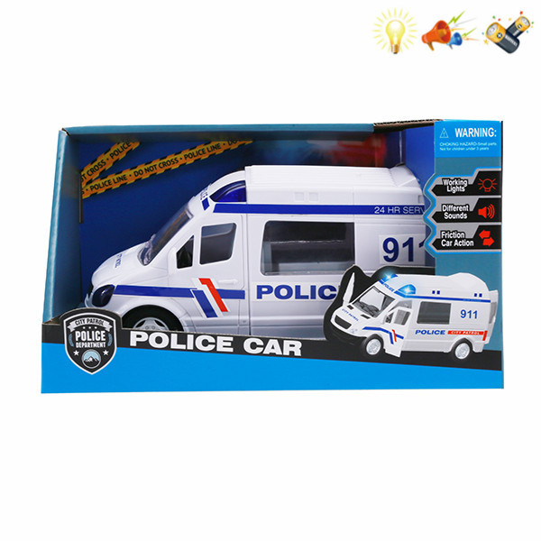 警车 惯性 灯光 声音 不分语种IC 包电 警察 塑料
