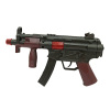 MP5头尾木色枪 火石 冲锋枪 实色间喷漆 塑料