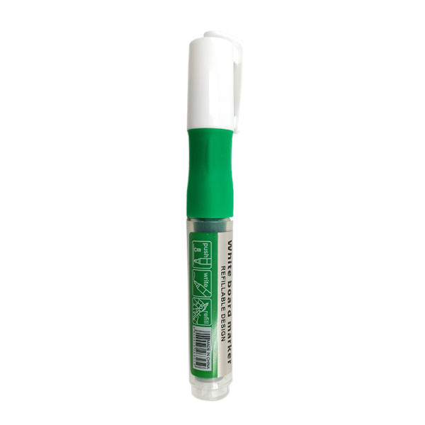 12PCS 13*1cm 白板笔 绿 绿色 塑料