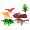 2款PVC仿真恐龙配化石恐龙蛋套装 塑料
