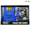 音响枪警察套装 电动 手枪 声音 不分语种IC 包电 实色 塑料