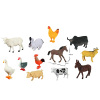 12 styles 6.5 inch poultry animals