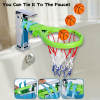 二合一儿童浴室戏水篮球玩具 塑料