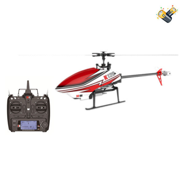 无副翼直升机-整机带螺丝刀,扳手,风叶,大齿轮,充电器 遥控 仿真 直升机 6通 包电 塑料