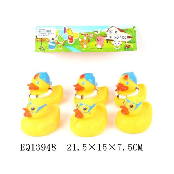 6只庄搪塑鸭子 塑料
