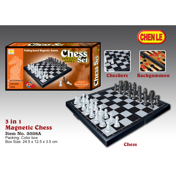 磁力国际象棋3合1（材质PP）