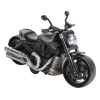 8PCS 摩托车 4色 惯性 2轮 黑轮 塑料