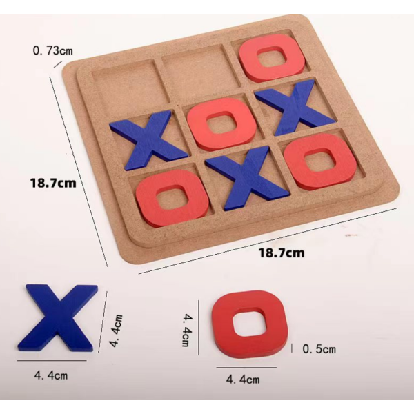 密度板XO棋 单色清装 木质