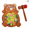 棕棕熊打地鼠玩具 电动 灯光 音乐 不分语种IC 塑料