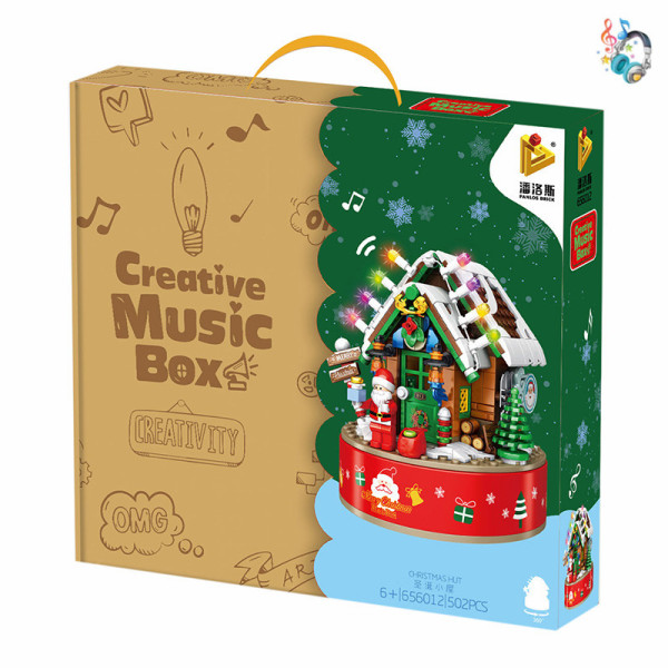 圣诞小屋
音乐盒积木套  音乐 塑料