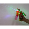 霸王龙泡泡枪带2瓶60ml泡泡水 电动 灯光 音乐 不分语种IC 实色 塑料