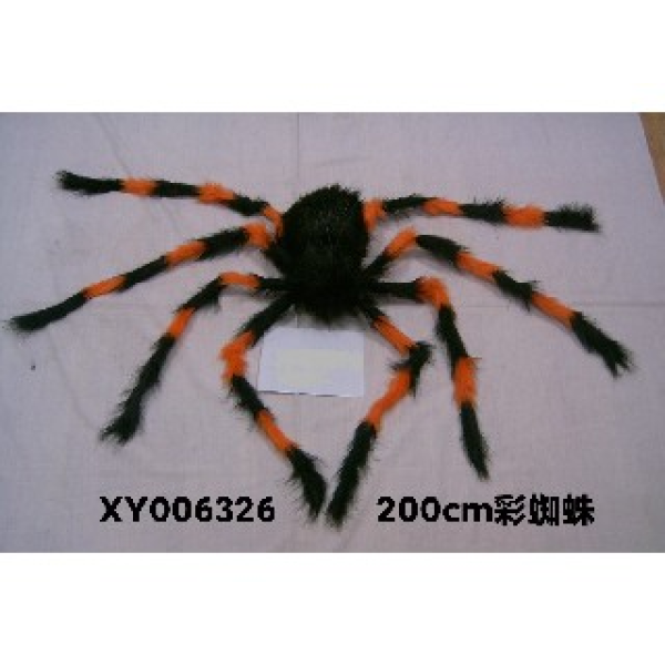 200cm彩蜘蛛 混色 布绒