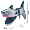 12PCS 2款式伸缩鲨鱼夹/恐龙夹 塑料