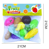 12(pcs)儿童益智仿真水果套装 塑料