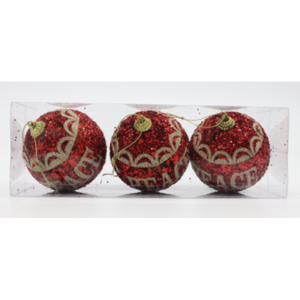 8cm 3PCS Christmas pendant
