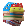 几何拼装276090木质玩具套装 单色清装 木质