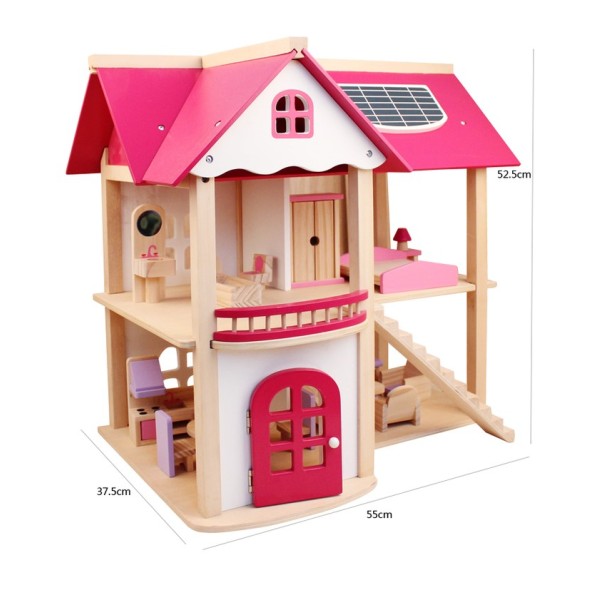 37.5*55*52.5cm儿童玩具房子 木质