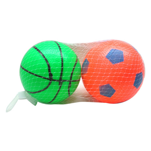 2只庄12cm充气球多色 塑料