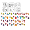 26个字母机器人 变形 塑料