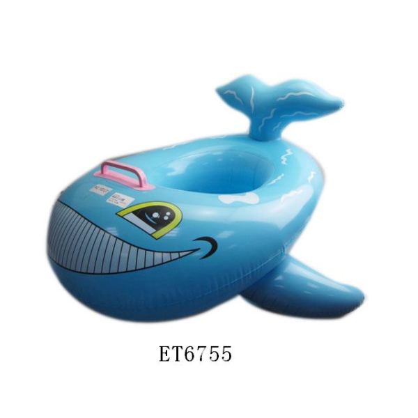 鲨鱼充气泳艇 塑料