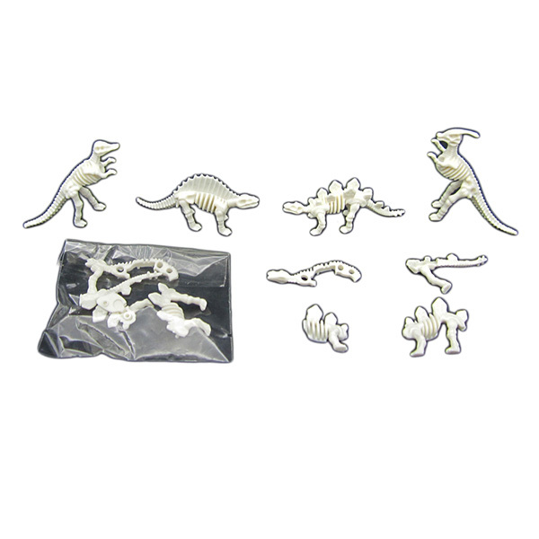 4款智力拼装恐龙骨架 塑料