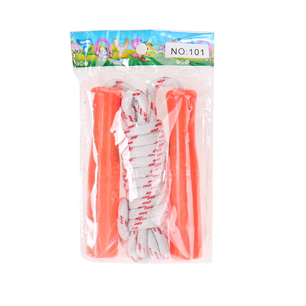 空心塑料棉纱跳绳 塑料